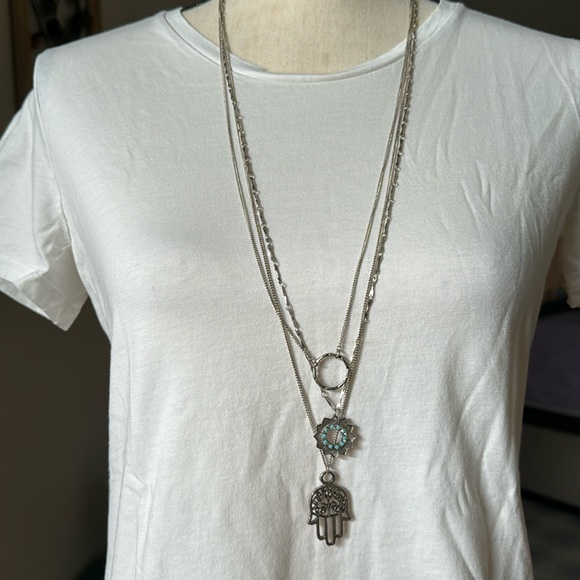 BOHEMIAN TRIPLE LAYER NECKLACE! - Picture 1 of 6